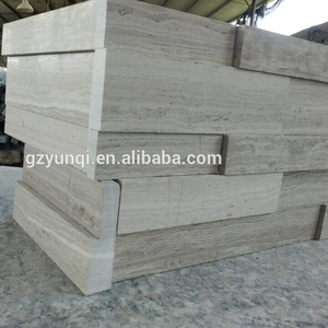 Paneles de mármol blanco de roble Plano dividido barato revestimiento de paredes exteriores piedras culturales para decoración de paredes - Product Image 2