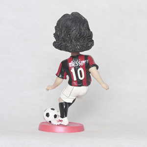 Reçine bobble kafa bebekler özel komik İfade futbol oyuncu reçine bobbleheads - Product Image 4