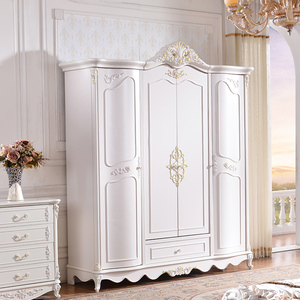 Contemporary White Wooden Bedroom <strong>Wardrobe</strong> <strong>Cabinet</strong> Standard Size for Living Room Use - Product Image 2