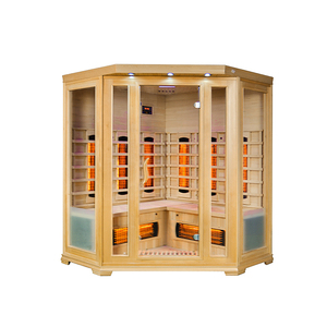 Eck modell 6 Personen Große Infrarot-Sauna aus Carbon/Keramik - Product Image 2