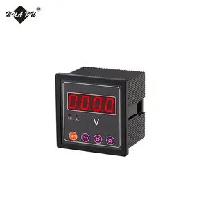 single phase one row LED digital electrical voltmeter DC voltage meter