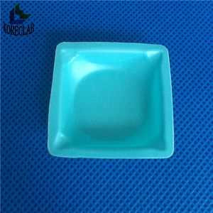 7 ML Petite Taille Bleu En Plastique Carré Peser Plats/Bateaux/Plateau/Bols - Product Image 1