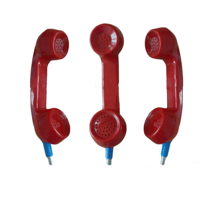 Handset telepon Retro, untuk Handset kabel keriting penerima telepon pabrik Handset di Cina