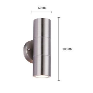 ステンレス钢の壁ライトE27 GU10 G53防水壁に取り付けられたランプ - Product Image 4
