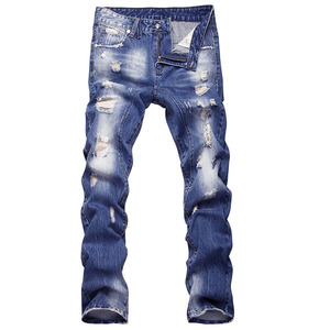 En gros fabriqué en Chine personnalisé pas cher porter hommes roche relance jeans - Product Image 2