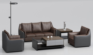 <span class=keywords><strong>Canapé</strong></span> professionnel de luxe moderne en cuir PU, couleur café, <span class=keywords><strong>haut</strong></span> de gamme, tendance, nouveau - Product Image 3
