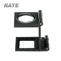 Loupe pliable en plastique MG14110 8X avec échelle pour tester les tissus et les textiles