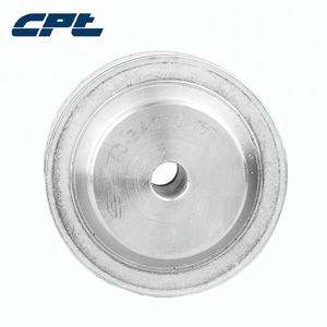 Alluminio e acciaio cinghia dentata puleggia <span class=keywords><strong>HTD5M</strong></span> personalizzabile supporto OEM per 9mm di larghezza cinghie Design semplice foro - Product Image 2