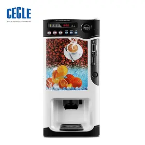 coin operated tea cup dispenser for coffee vending machine coffee and drinks vending cold and hot premix instant coffee