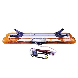 Barra Luminosa LED Ambra Gialla da 260W a Dimensione Intera, 12V DC, per Carri Attrezzi, Vigili del Fuoco, Veicoli per la Raccolta dei Rifiuti - Product Image 3
