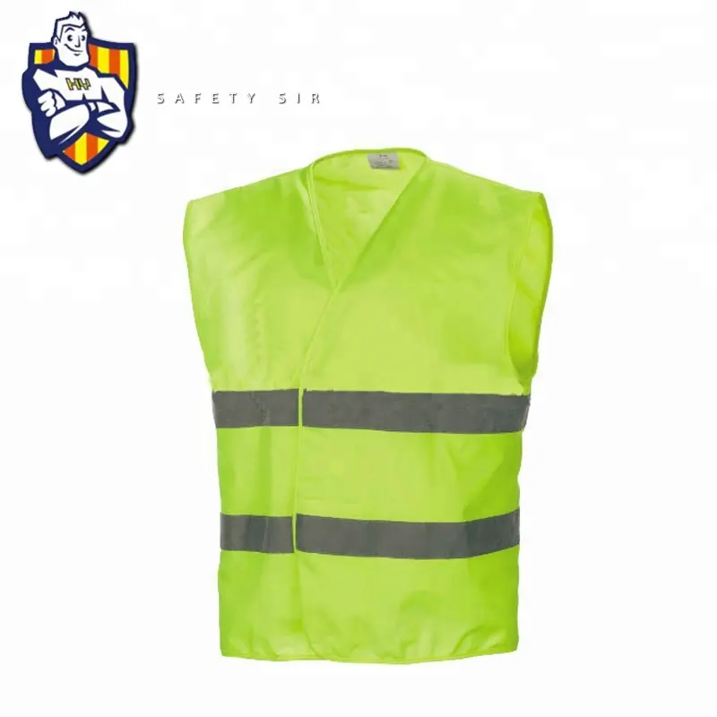 Verschillende Kleur Veiligheid Reflecterende Mesh Waarschuwing Vest Set