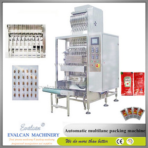 Automática pequeña máquina de envasado de tomate o tartare suace sobres - Product Image 6