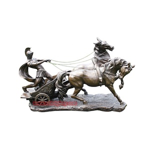 Haute Qualité Bronze Apollo Soleil <span class=keywords><strong>Dieu</strong></span> Chariot Statue Sur Mesure Intérieur Extérieur Métal Art Moderne Antique Sculpture Métal Artisanat - Product Image 1