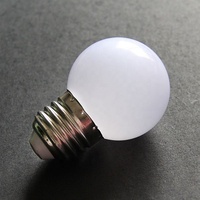 Ampoule LED à filament en plastique de couleur G45 E27 B22 1W 2W 3W, fabricant d'ampoules