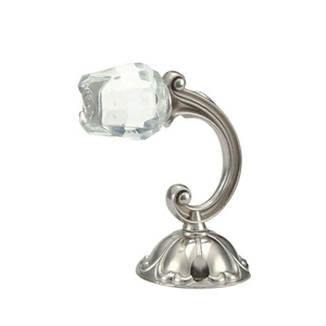 Attaches de rideaux élégantes et modernes en forme de rose, en alliage et en cristal, durables, pour le salon, accessoires d'attache de rideaux - Product Image 3