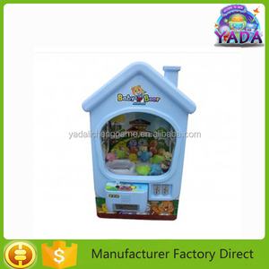 Game center de la moneda eléctrica operado mini bebé oso casa grúa garra máquina expendedora - Product Image 2