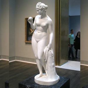 Estatua de mármol blanco de <span class=keywords><strong>Venus</strong></span> decorativa antigua de tamaño real - Product Image 1