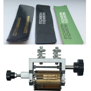 Machine de gaufrage à chaud automatique en laiton pour chiffres, lettres métalliques et numéros sérieux, pour l'impression de la date de production et de la taille - Product Image 6