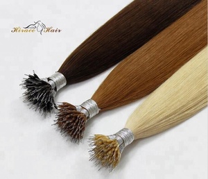 Nouvelles extensions de cheveux vierges Remy européennes à pointe nano, double trame, micro-anneaux, cheveux humains <span class=keywords><strong>Hirace</strong></span> Nano - Product Image 1