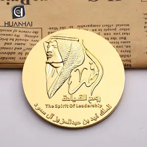 Oem 3D kafa portre suudi arabistan gümüş metal altın sikke özel