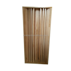 แผ่นกระจายเสียงอะคูสติกไม้เนื้อแข็งแบบยาวสำหรับห้องประชุม - Product Image 1