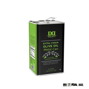 DADI 1.25L Rectangulaire Super Conteneur D'huile De Qualité Alimentaire Étain avec Bec En Plastique Importé Capacité 1L Boîte D'emballage D'huile D'olive - Product Image 2