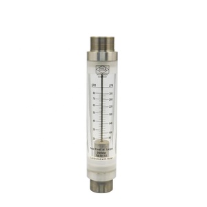Débitmètre vertical en ligne en acrylique LZM-50G OEM pour l'eau et le gaz/l'air, rotamètre - Product Image 1