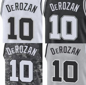 Personalizado <span class=keywords><strong>Demar</strong></span> DeRozan #10 mejor calidad cosido camisetas - Product Image 1