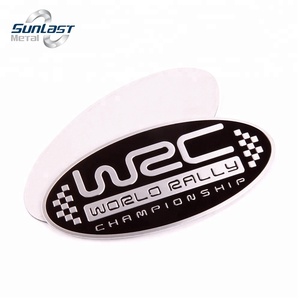 Emblema Adhesivo Personalizado de Aluminio con Logotipo de Marca de Auto - Product Image 6
