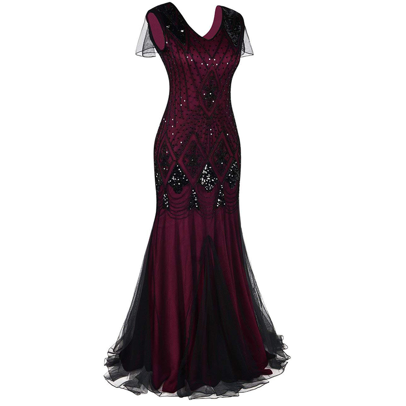 Burgundy/black