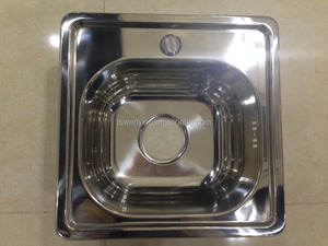 Petite taille 15x15 Mini évier de cuisine simple en acier inoxydable évier de cuisine à bol unique contemporain en acier inoxydable avec plateau 5 ans - Product Image 3