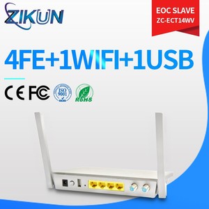 Ethernet sobre cable coaxial esclavo EOC módem con WiFi RF CATV para red triple play - Product Image 4