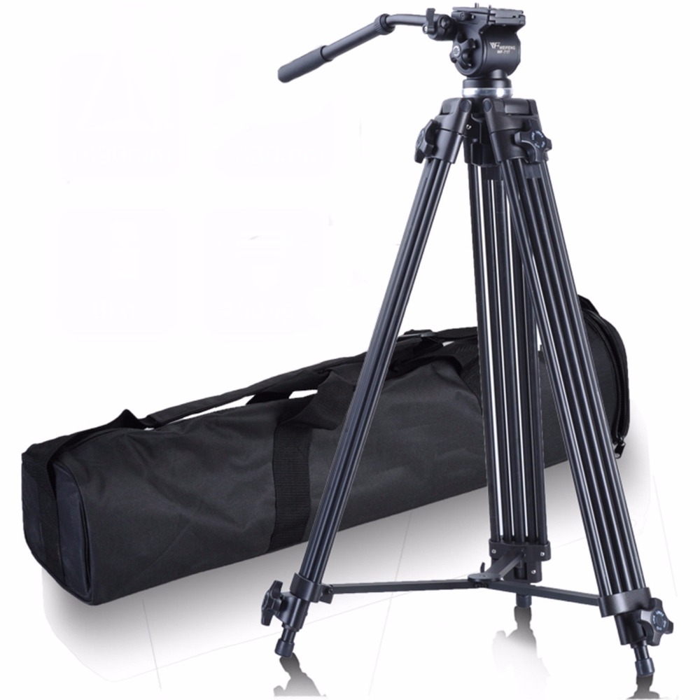 ウェイフェン三脚 WF-717 ビデオカメラ用三脚スタンド 8KG 1800cm