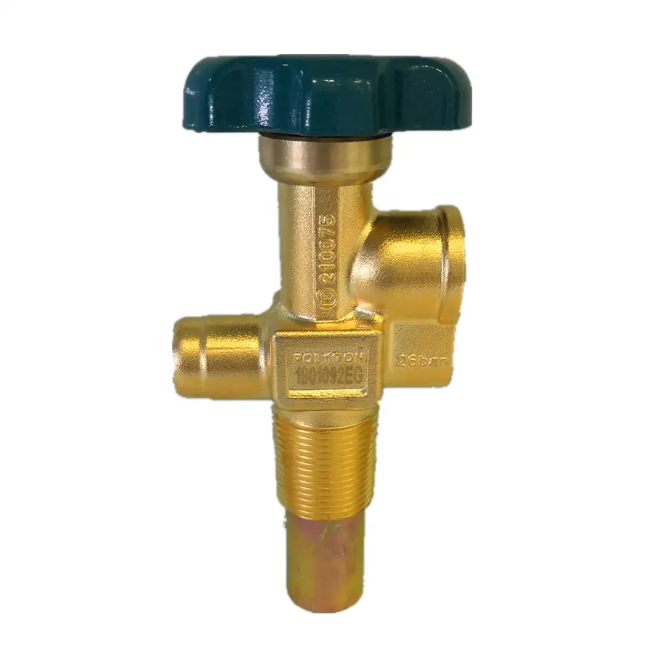 High quality LPG Self -Closing brass cylinder valve with valve seat PZ27.8