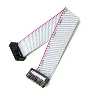 20 Pin Ribbon Cable Nhà Cung Cấp, 2.54Mm Idc Dây Phẳng Khai Thác Cáp Hội, 1.27Mm Xám Phẳng Cáp Khai Thác