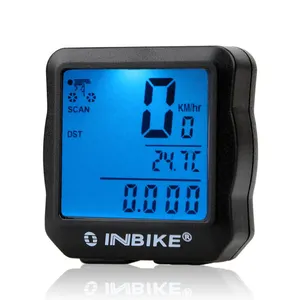 INBIKE ไมล์วัดความเร็วดิจิทัลจักรยาน,คอมพิวเตอร์มีสายกันน้ำวัดระยะทาง528