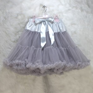 Venta al por mayor, ropa de Boutique para niños, tutú de gasa para niños, alta calidad y súper esponjoso, Peach, Pettiskirt para niñas - Product Image 6