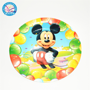 Mickey et <span class=keywords><strong>minnie</strong></span> enfants joyeux <span class=keywords><strong>anniversaire</strong></span> fête fournitures de fête de bande dessinée fournisseurs de Porcelaine de décoration de mariage papier plaque - Product Image 2