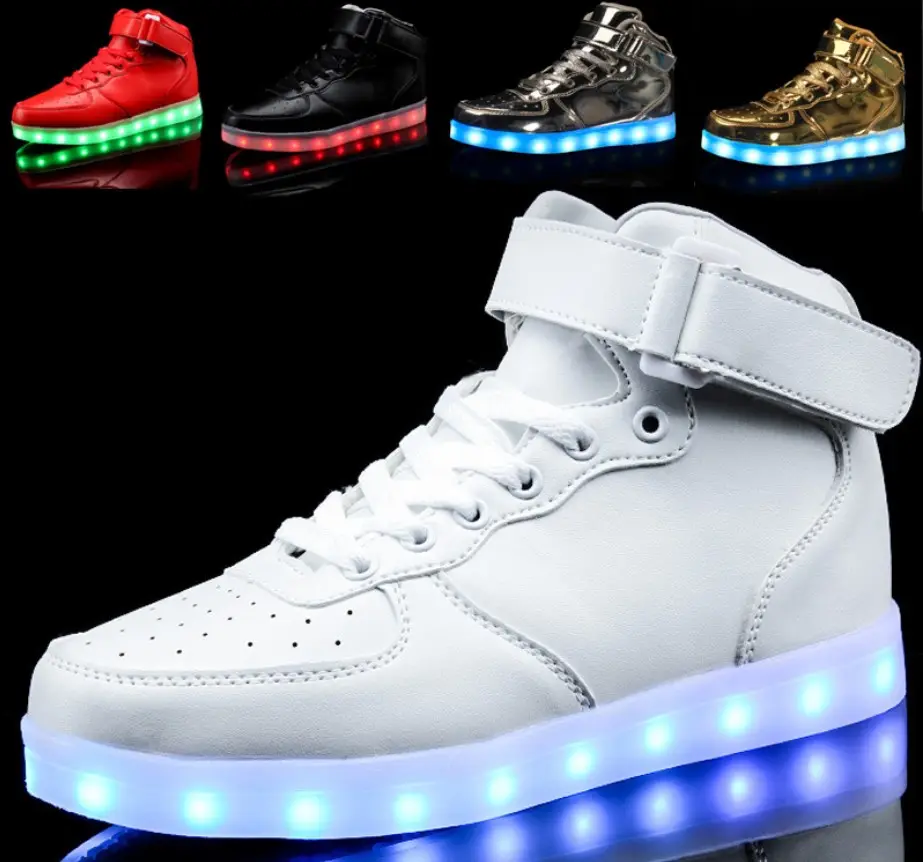 2019 hot sale led lights for shoes, simulation led shoes