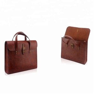 Portatile tote donna borgogna vintage <span class=keywords><strong>di</strong></span> cuoio DELL'UNITÀ <span class=keywords><strong>di</strong></span> elaborazione della borsa del sacchetto <span class=keywords><strong>di</strong></span> società - Product Image 4