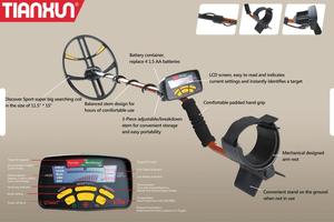 <span class=keywords><strong>Detector</strong></span> de Metais de Longo Alcance DISCOVER Sport <span class=keywords><strong>Detector</strong></span> de Metais Máquina de Detecção de Ouro até <span class=keywords><strong>5m</strong></span> de Profundidade - Product Image 6