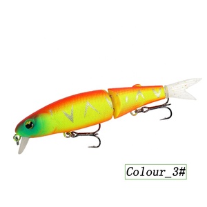 <span class=keywords><strong>Leurre</strong></span> de pêche méné appât articulé <span class=keywords><strong>queue</strong></span> <span class=keywords><strong>souple</strong></span> 8.8cm 7.2g beaucoup de couleurs queues de rechange meilleur prix <span class=keywords><strong>avec</strong></span> crochet VMC - Product Image 3