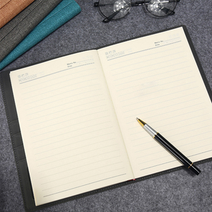 Promotionnel Pu <span class=keywords><strong>Personnalisé</strong></span> <span class=keywords><strong>Agenda</strong></span> Blanc Logo Cahier En Cuir <span class=keywords><strong>Couverture</strong></span> De L'école - Product Image 3