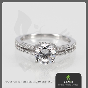Leaye juego de anillos de plata anillos para las mujeres anillo de plata de ley <span class=keywords><strong>925</strong></span> - Product Image 1