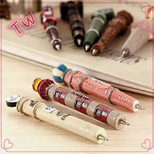 Office & School korean stationery promotional all kinds of cartoon cute plastic ball pens 091