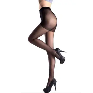 Collants Ultra transparents 15 en bois pour femmes, collant moulant à bout ouvert, nouvelle collection