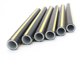 High Quality Underground Plastic Aluminium Gas Pipe, Black With Three Stripe Multilayer Pipe For Gas