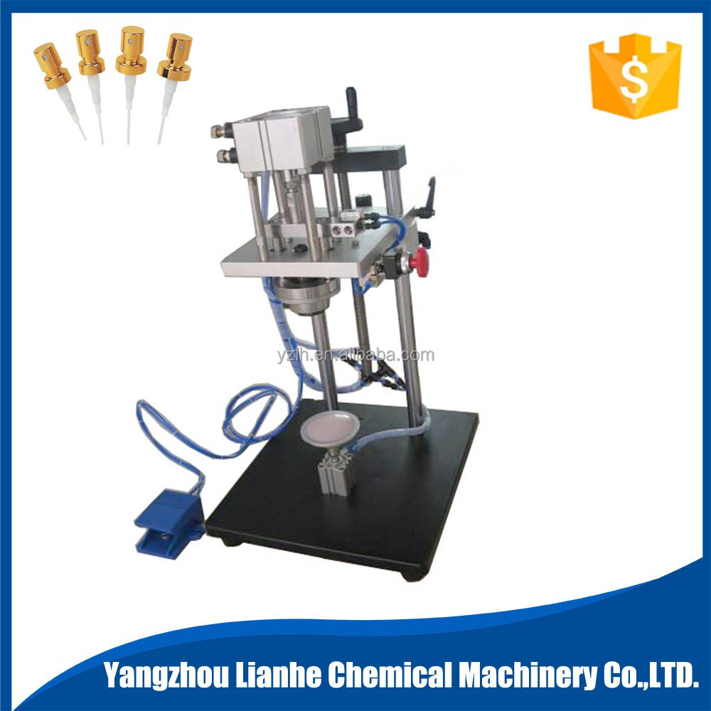 Parfum bouteille capsule de sertissage machine