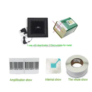 Boshine High quality eas rf sensor label soft rfid sticker eas label 8.2mhz