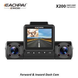 Wholesale Car <span class=keywords><strong>DVR</strong></span> Gravador de Condução Eachpai <span class=keywords><strong>X200</strong></span> Dupla Full HD 1080P Sony Sensor Infravermelho de Visão Noturna Super Capacitor com GPS - Product Image 2
